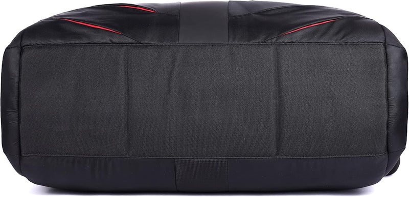 Magnum 38L Large Water Resistant Travel Duffle Bag/Gym Bag/Sports Duffle for Men/Women - Black Red