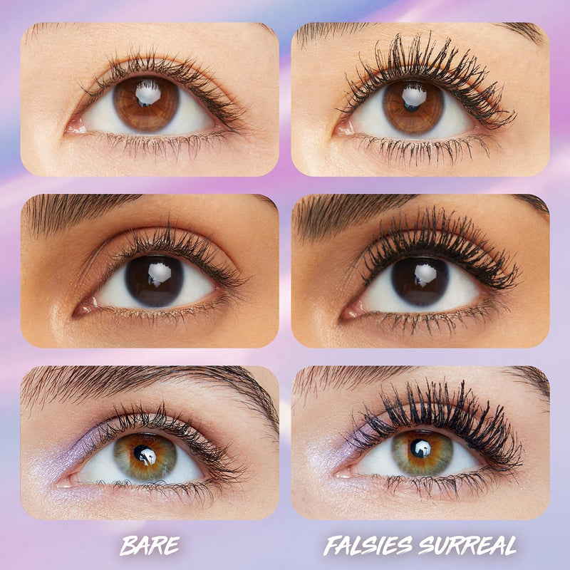 Maybelline Extension Mascara, Salon-Like Extension, Length & Volume, Long-Lasting 24H Buildable Formula, The Falsies Surreal, Black