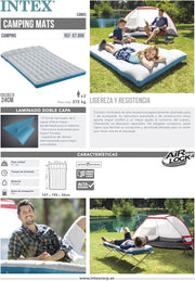 Intex 67999 Camping Mat, 50.0 x 76.6 x 9.4 inches (127 x 193 x 24 mm)