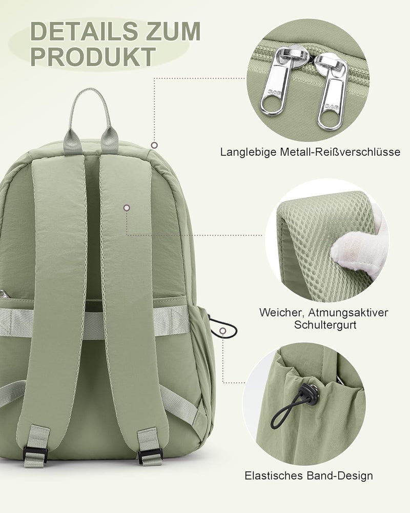 livbote School Backpack Teenager Backpack School Women Men Waterproof Lightweight Daypack Daypack Travel Backpack for Girls Boys