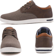ANALEAF Mens Casual Shoes Fashion Sneakers Dress Oxfords Comfortable Shoes
