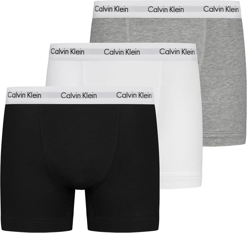 Men's Boxer Brief 3pk 000nb1770a Boxer Briefs (pack of 3) - Multicolour (Black/White/Grey Heather)