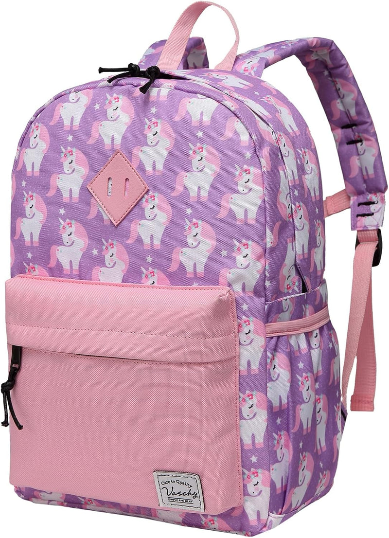 Kids School Backpack Rucksack for Boys Girls Children's Toddler Backpack Kindergarten Book Bag with Chest Buckle - Medium Unicorn