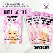 Kocostar Heart Shape Face Spot Patch With Attached Mirror Targeted Treatment For Blemishes Convenient Application 3Pouch/12 Spot Patches