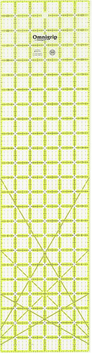 Omnigrid Non-Slip Ruler, 5" Square Sewing and Quilting Supplies - Rectangle Pack of 3