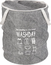 Delcasa Laundry Basket with Lid, Assorted Colors, DC2974