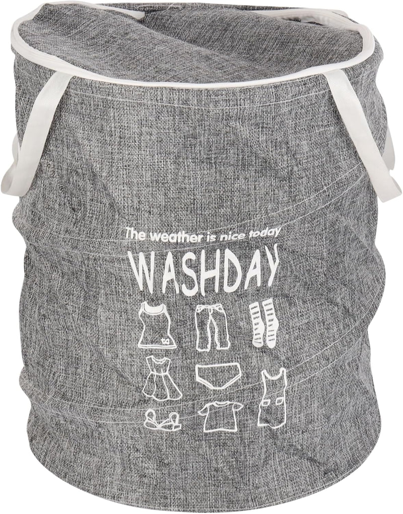 Delcasa Laundry Basket with Lid, Assorted Colors, DC2974