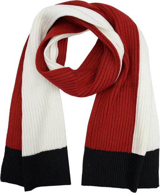 mens Marl Scarf - White Flag