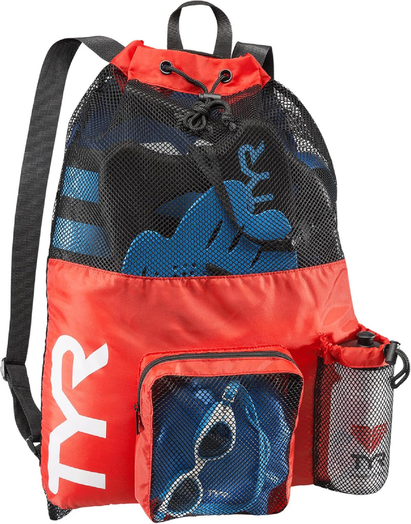 unisex-adult Big Mesh Mummy Backpack Backpack - Red