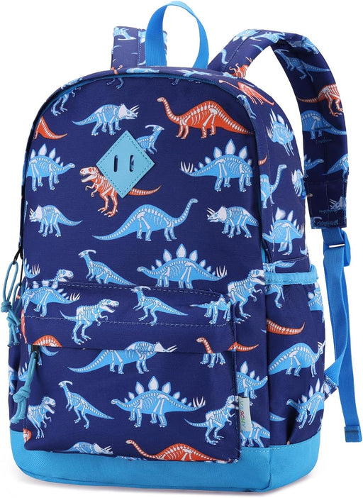 Kids Backpack for Boys, Girls Cute Backpack for School Children's Bookbag - Dinosaur Blue