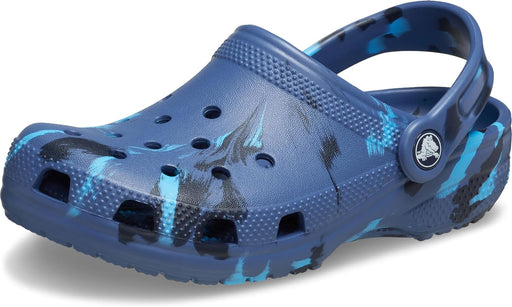 Unisex 10001-0HZ Clogs - Marbled Navy Multi