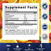 Probiotic + Prebiotic Gummies, 5 Billion CFU Digestive Support, Sugar Free Gut Health Supplement for Adults, Bacillus Coagulans with Inulin Fiber, 60 Gummies