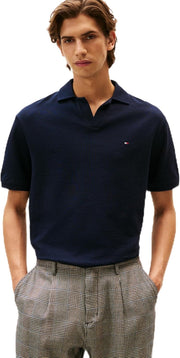 Mens Ic crepe classic fi Polos (pack of 1) - Desert Sky