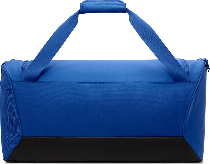 Nike Unisex Sports Bag Nk Brsla M Duff - 9.5 (60L), Game Royal/Black/Metallic Silver, DH7710-480, MISC