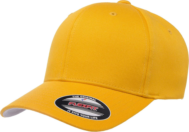 mens Flexfit Men's Athletic Baseball Fitted Cap - Gold