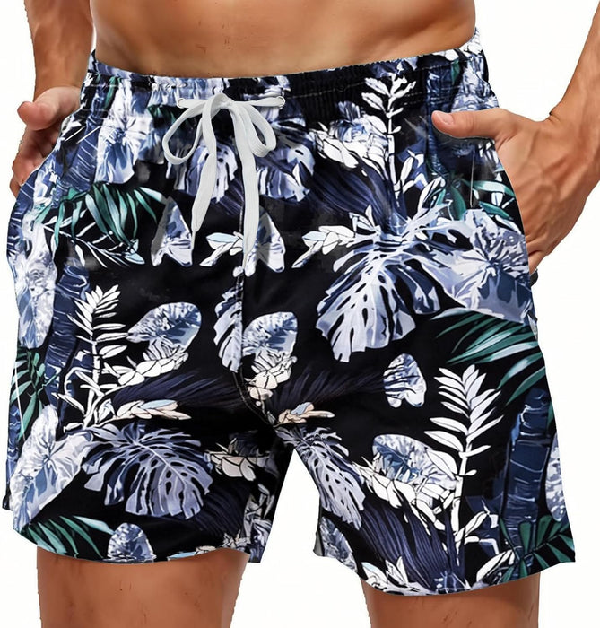 Sun Ora Men's Swim Trunks Quick Dry Swimming Shorts,Mesh Layer Swim Suit Beach Surfing Shorts with Mesh Pockets
