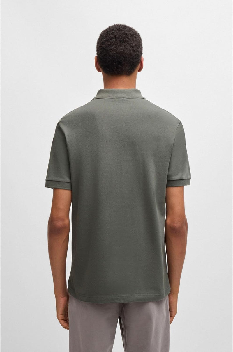 BOSS Men's Passenger Slim Fit Stretch Cotton Polo Shirt with Logo Patch