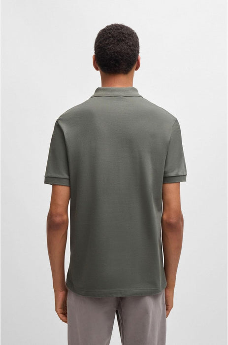 BOSS Men's Passenger Slim Fit Stretch Cotton Polo Shirt with Logo Patch