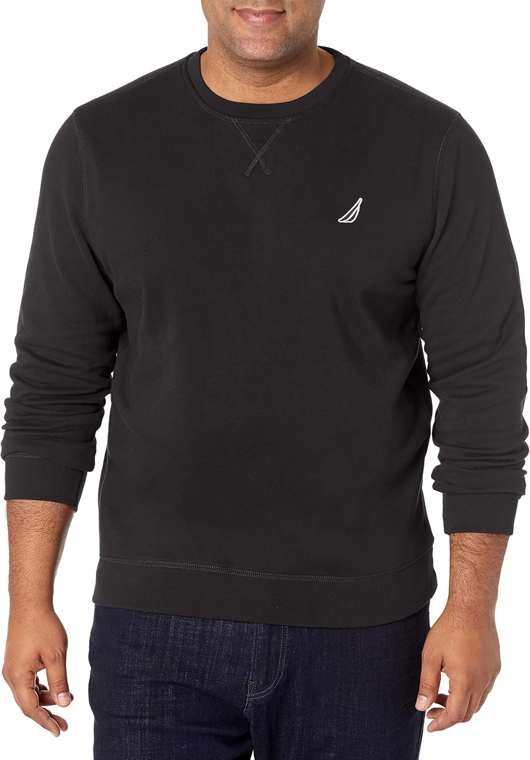 Nautica mens Basic Crew Neck Fleece Sweatshirt Basic Crew Neck Fleece Sweatshirt – image 6
