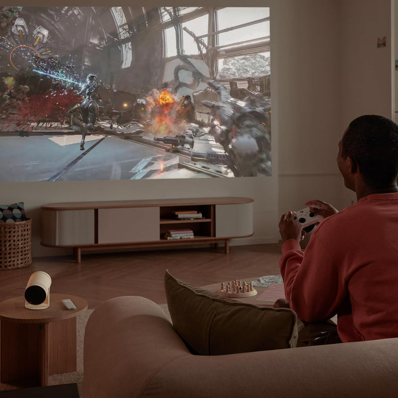 Samsung 30-100 Inch Samsung, LSP3C, Full HD, All Round Design, Instant Setup, Premium 360 Sound, Smart Experience, The Freestyle 2nd Gen Projector, SP-LFF3CLAXXZN (2023 - UAE Version)
