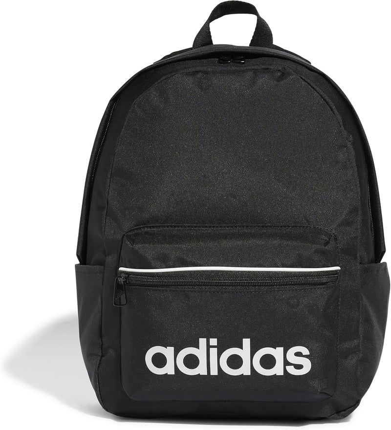 adidas Unisex's Recycled Linear Essentials Bag, Black/White/Black, One Size