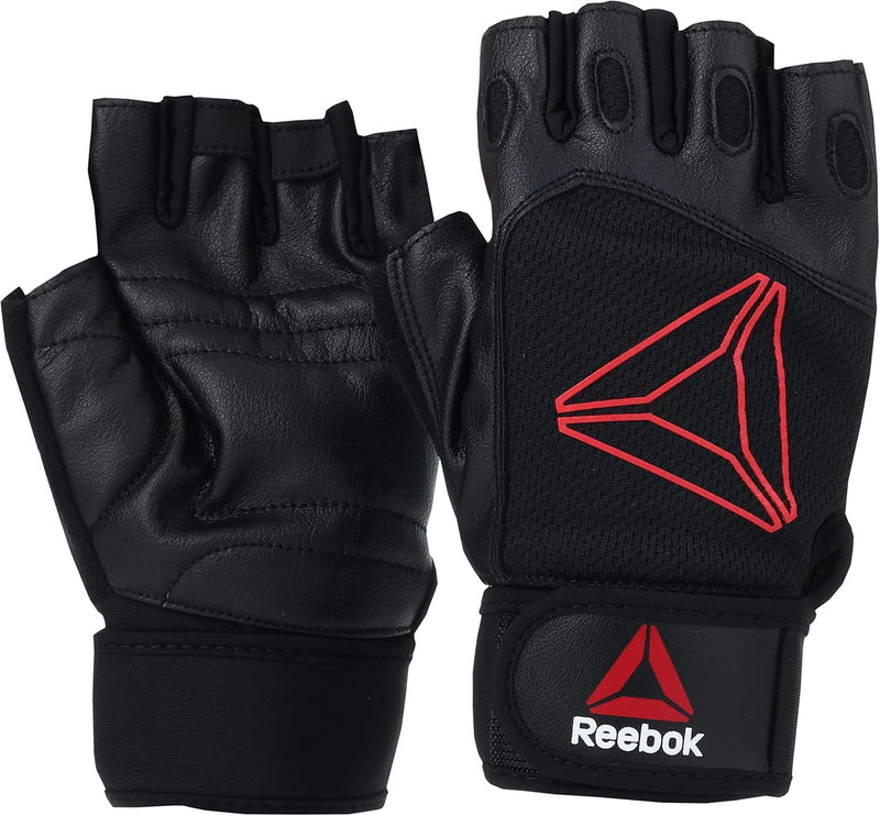 Lifting Gloves - Black, Red/M