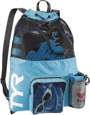 unisex-adult Big Mesh Mummy Backpack Backpack - Blue