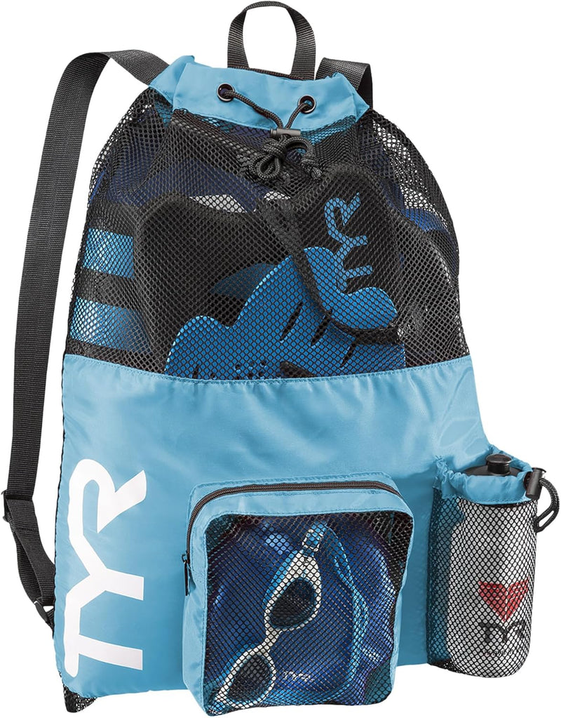 unisex-adult Big Mesh Mummy Backpack Backpack - Blue