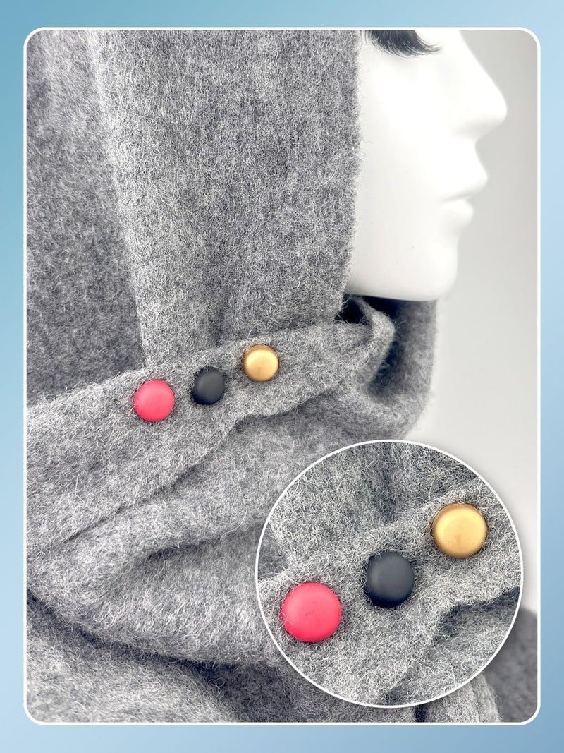 Evnlo 12 Pairs Strong Hijab Magnets Pinless Hijab Pins for Women, Multi Use Magnetic Pins for Hijab Scarf Shirts Dress and Clothes