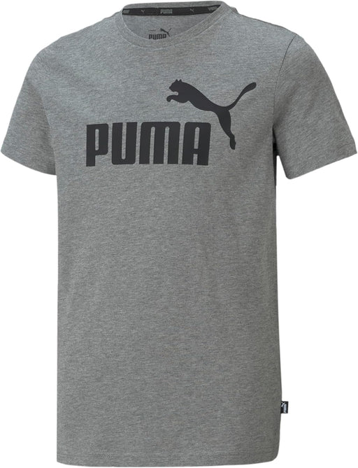 unisex-child ESS Logo Tee B Lifestyle Kids Shirts - Medium Gray Heather