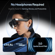 XREAL One Pro AR Glasses with X1 Chip, 3 DoF, 171" 57FOV 120Hz, BOSE Audio, Sony OLED, 3 Mode Dimming, Compatible with PS5, Nintendo Switch 2, iPhone 16/15, Steam Deck, PC, Android & iOS - L Size