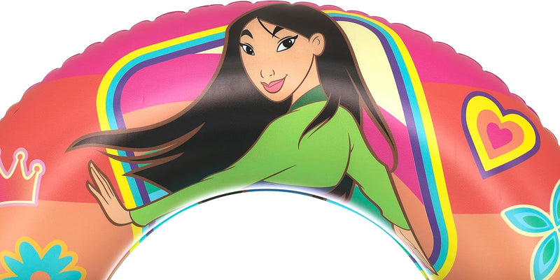 Bestway Disney Princess 22"/56cm Swim Tube - Perfect for Beach and Swimming Pool Use, Outdoor & Indoor Relaxation & Play, Swimming Gears, Swim rings