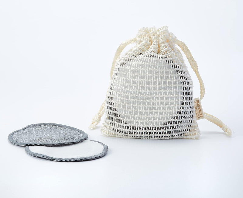 Beter Natural Fiber 6 Reusable Makeup Remover Pads - Sustainable Facial Cleansing