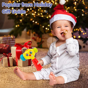 Hola Toy Hammer for Toddlers, Musical Learning Toy with Lights, Counting & Rattle Beads, 2 Modes (Music & Learning), Soft Rubber Hammer for Sensory Play, Educational Toy for Babies 12-36 months