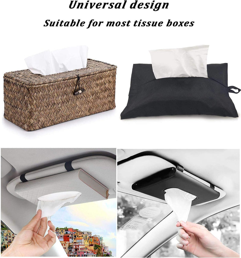 Car Tissue Refill, Disposable Facial Tissues, Disposable Face Towel, Pocket Tissue Travel Size Pack for Car or Purse, 12 Packets, 360 Sheets, Soft and Comfortable