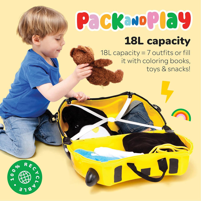 Trunki Harley The Ladybug Ride On Suitcase Red TI0092-GB01