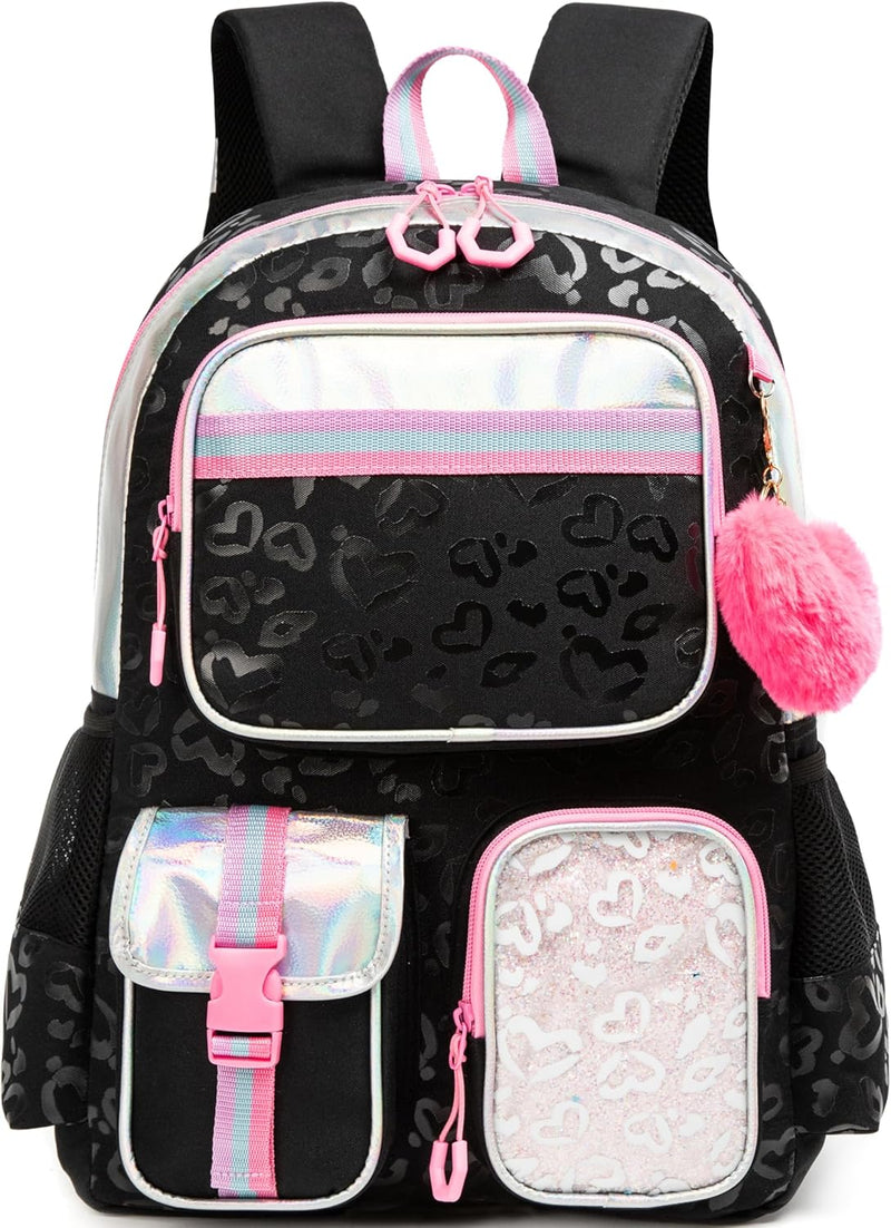 girls F00198 backpack - Black