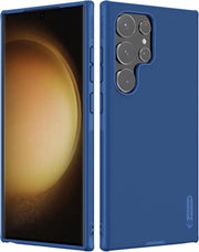 Nillkin Super Frosted Shield Pro Case for Samsung Galaxy S23 Ultra Matte Anti-Slip Protective Cover with Shock Absorption, Raised Lens Guard & Precise Fit Black - ASSORTED