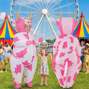 Inflatable Costume, Halloween Costumes Adult Inflatable for Men and Women, Blow up Funny Fancy Dress for Cosplay, Party, Festival, Christmas - Pink