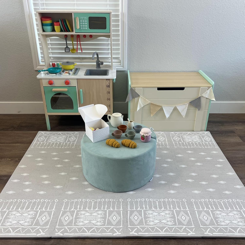 Premium Soft Foam Play Mat for Baby, 170x122 cm, Easy to Clean - The Perfect Modern Foam Playmat Fits Nicely with Your Kids Playroom Or Home Decor 1.2 cm Thickness