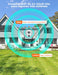 Hiseeu Indoor Security Camera, 2.4G/5G 5MP Baby Monitor Pet Camera for Home Security, PTZ 360°, Auto Tracking, 2 Way Audio, Night Vision, PIR Detection, Local Storage…