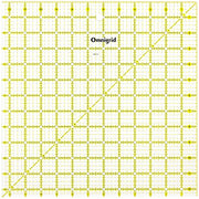 Omnigrid Ruler 1x6" - Square 12-Â½" x 12-Â½"