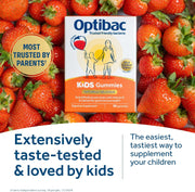 Kids Gummies - Kids Probiotic with Vitamin D & Calcium for Immune System Support & Gut Health and 2 Billion Bacterial Cultures - 30 Vegan Gummies