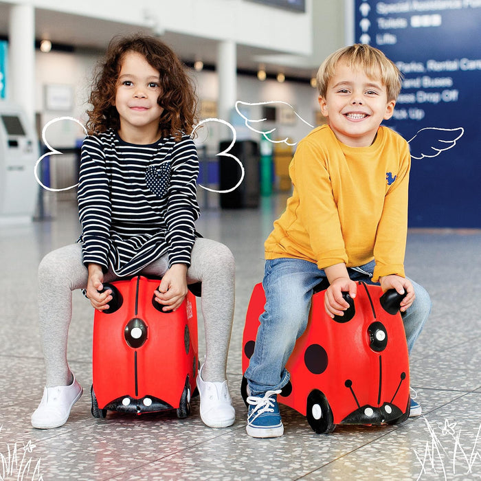 Trunki Harley The Ladybug Ride On Suitcase Red TI0092-GB01