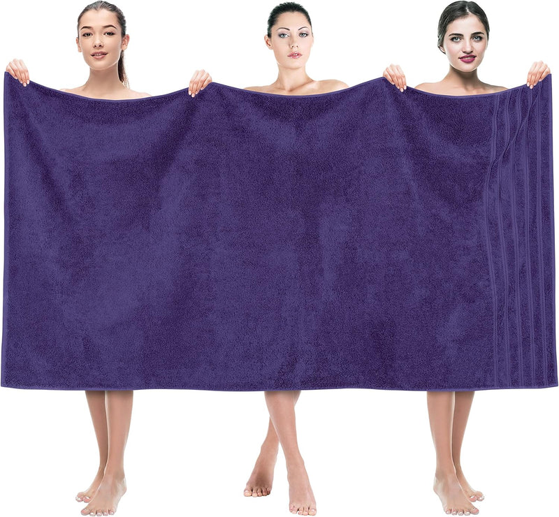 American Soft Linen GMSD 6-Piece 100% Turkish Genuine Cotton Premium & Luxury Towel Set for Bathroom & Kitchen, 2 Bath Towels, 2 Hand Towels & 2 Washcloths [Worth $72.95] - Rockridge Grey
