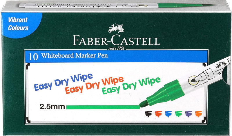 Faber-Castell Whiteboard Market - Pack of 6 (Assorted)