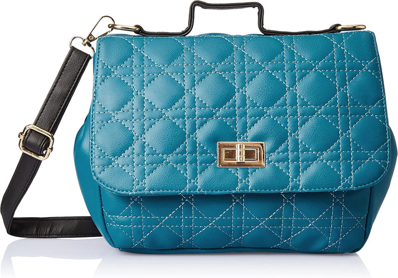 Pu Leather Latest Fashion Handbags For Women - Aqua