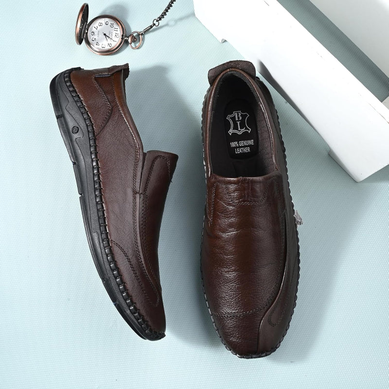 Blue Leather Men's 3939 Formal Shoes