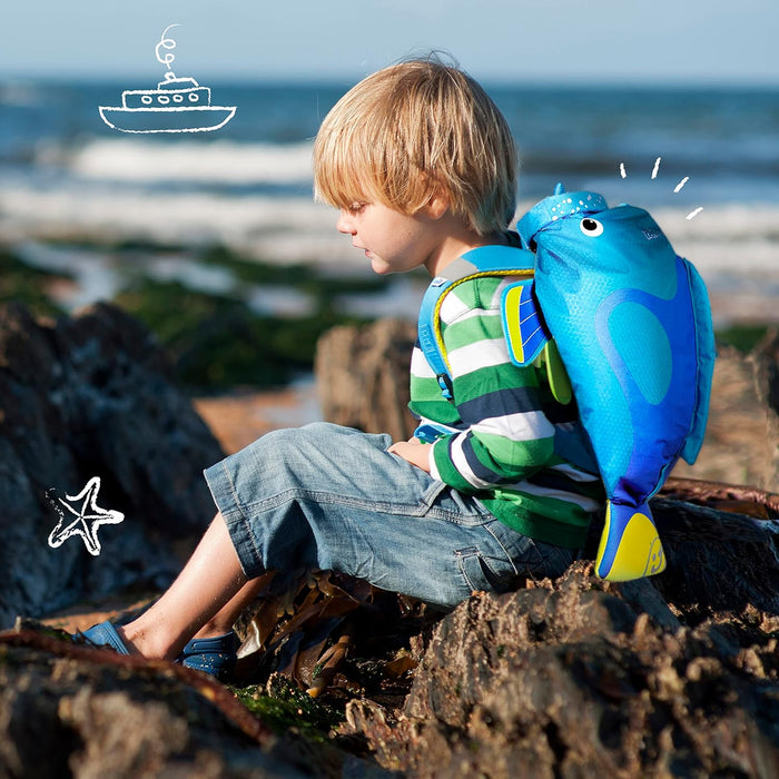 Trunki PaddlePak Waterproof Kids Swim Bag - Coral Tropical Fish (Pink)