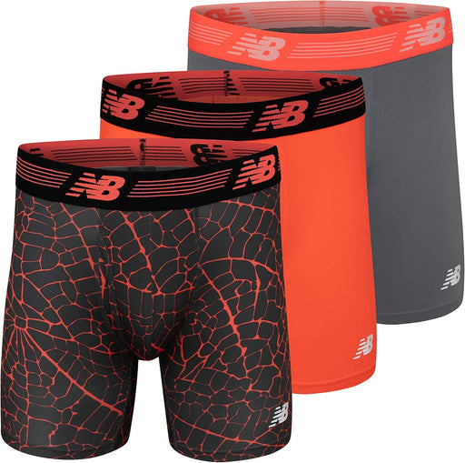 mens Nb3017-4 Performance 5 No Fly Boxer Briefs 4-Pack (pack of 4) - Black